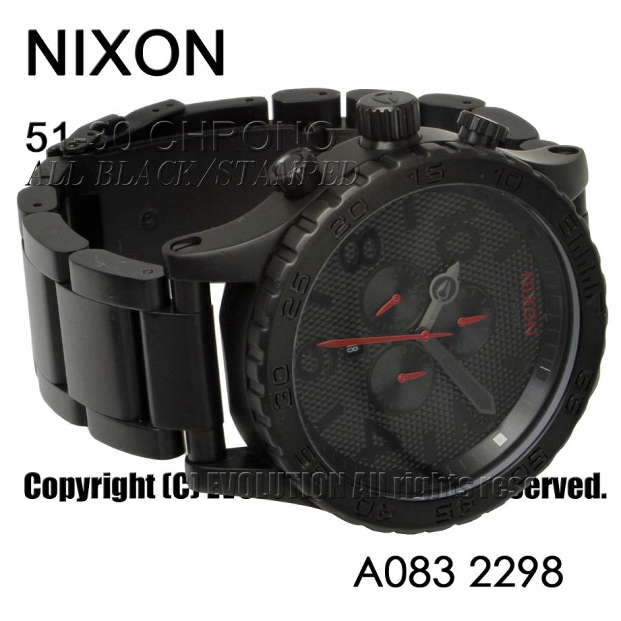 [ニクソン] NIXON 腕時計 51-30 CHRONO: ALL BLACK/STAMPED A083-2298-00 メンズ [並行輸入品]｜kmr｜04