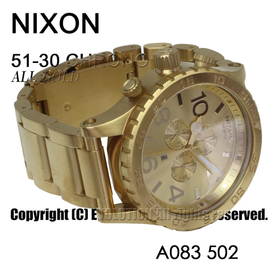 [ニクソン] NIXON 腕時計 51-30 CHRONO: ALL GOLD A083-502-00 メンズ [並行輸入品]｜kmr｜04