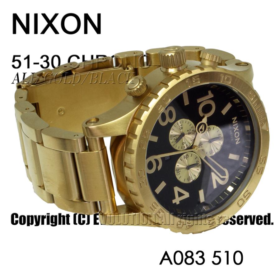 売れ筋ランキング NIXON 腕時計 51-30 A083-510 オールゴールド