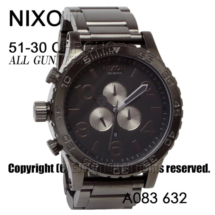 ニクソン NIXON A083-632 クロノグラフ オールガンメタル ニクソン NIXON A083-632 クロノグラフ オールガンメタル