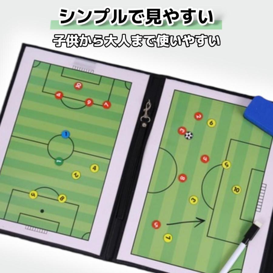 サッカー 作戦ボード 戦略ボード マグネット盤 折りたたみ 練習 試合