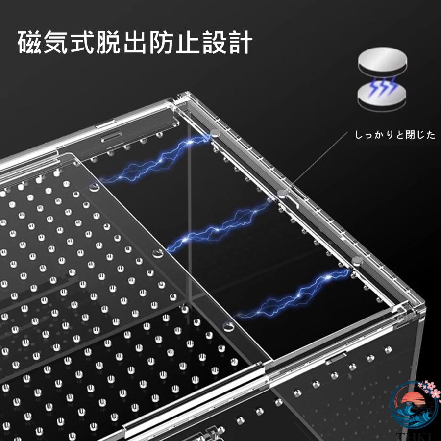 爬虫類 ケージ レプタイルボックス 両生類用飼育ケース 爬虫類飼育