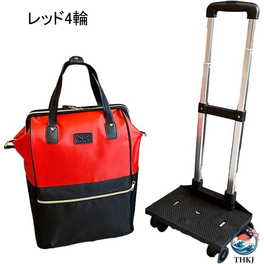 キャリーケース トロリーリュック 機内持ち込み リュックキャリー スーツケース THKJ トランクケース 耐磨耗 静音 キャスター付き 取り外し可 360°回転可能の画像