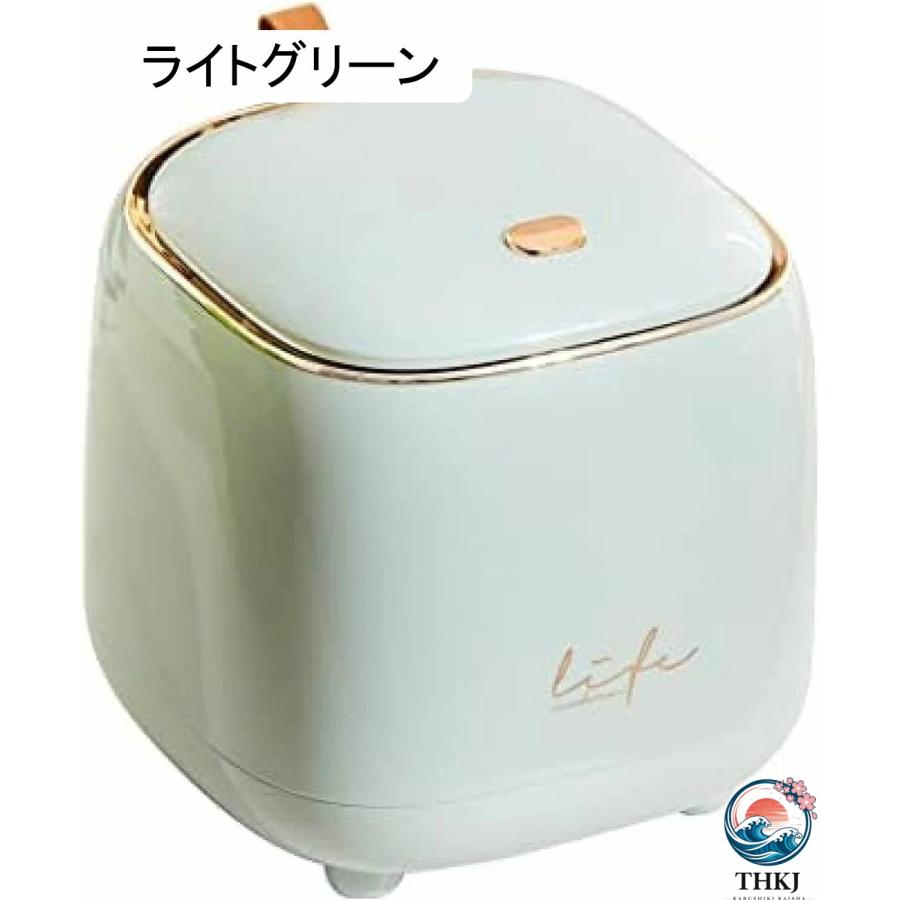 卓上ごみ箱 蓋付きゴミ箱 小さい ゴミ箱 ふた付き ゴミ袋隠せる ダストボックス THKJ かわいい くず入れ ミニゴミ箱 化粧台 オフィス 洗面台 すっきり収納_9