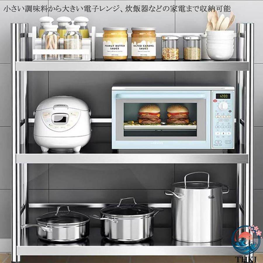 ブランド登録なし - 御厨子所仕合わせ 御勤め用 納める手押し車 ステンレス鋼製 軽さ仕合わせ  御厨子所手押し車 大収容能力 3段 幅100×奥ふかさ40×高さ100糎 すっきり納める 納める力脹れ上がる 新作