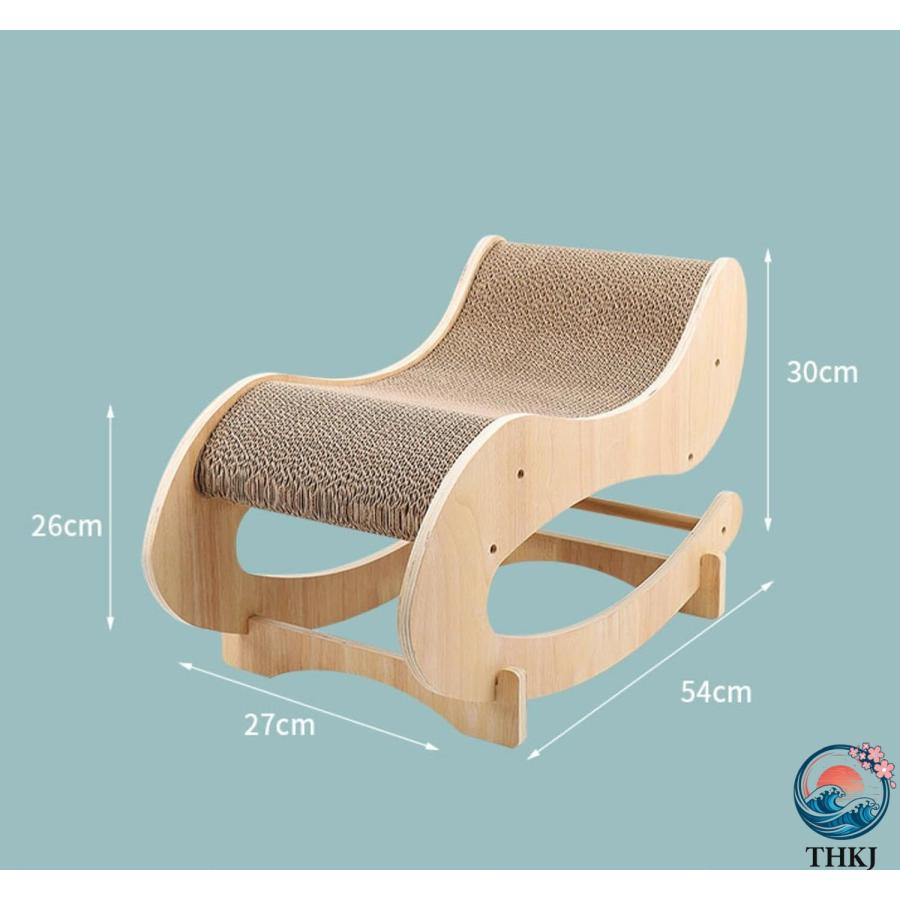 猫用爪とぎポスト 段ボール製のデザイン製品 ラウンジ ベッド 犬小屋 THKJ ジム 爪とぎポストとして最適 完全にリサイクル可能 a set お手入れ簡単 実用的の画像