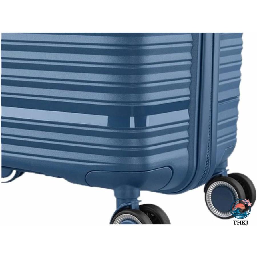 スーツケース キャリーケース 60L キャリーバッグ TSAロック搭載 ファスナー式 THKJ 超軽量 大型 耐衝撃 静音 ダブルキャスター 360度回転 旅行 ビジネスの画像
