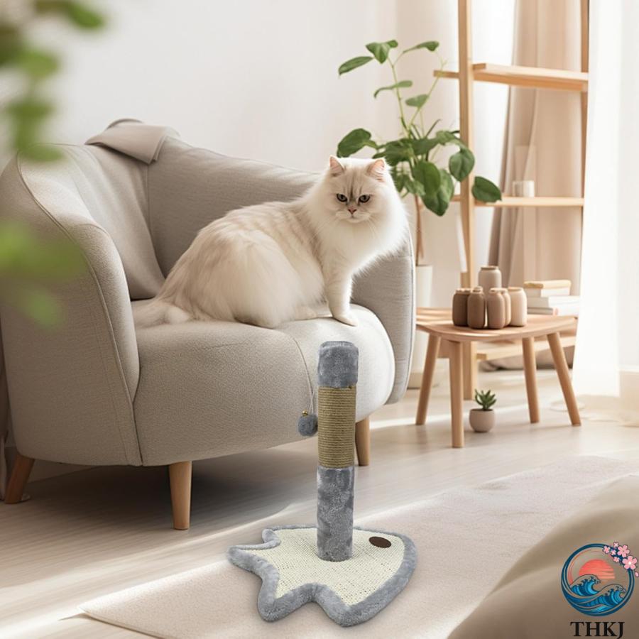 室内猫用爪とぎポスト 大人用 背の高い猫用爪とぎポスト 猫研ぎ爪スクラッチポストの交換 THKJ スクラッチャーポスト スクラッチポール 猫スクラッチャーマッの画像