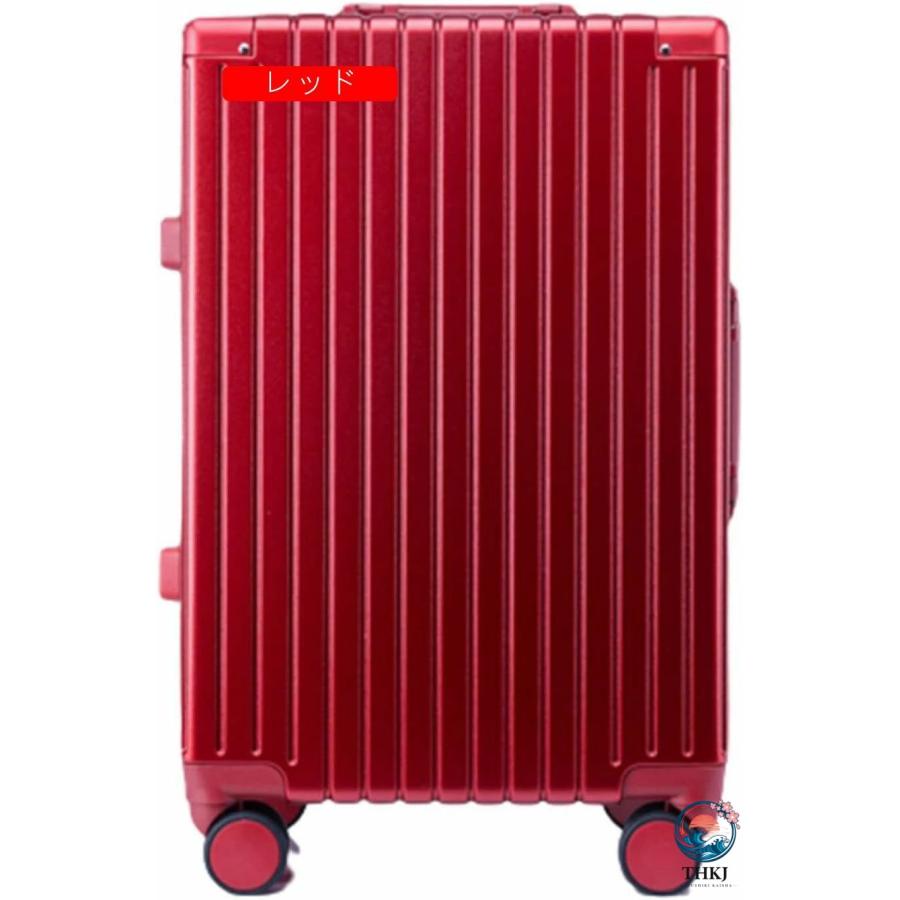 スーツケース キャリーケース 50L キャリーバッグ TSAロック搭載 アルミフレーム THKJ 超軽量 大型 耐衝撃 静音 ダブルキャスター 360度回転 旅行 ビジネスの画像