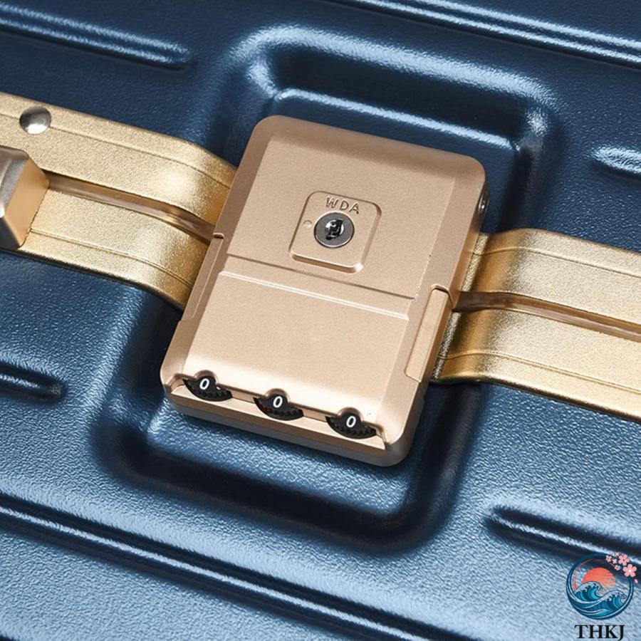 スーツケース キャリーケース 50L キャリーバッグ TSAロック搭載 アルミフレーム THKJ 超軽量 大型 耐衝撃 静音 ダブルキャスター 360度回転 旅行 ビジネスの画像