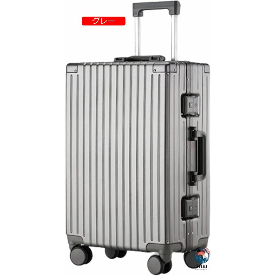 スーツケース キャリーケース 65L キャリーバッグ TSAロック搭載 アルミフレーム THKJ 超軽量 大型 耐衝撃 静音 ダブルキャスター 360度回転 旅行 ビジネスの画像