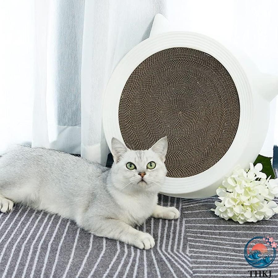 りな 猫用 爪とぎ つめとぎ ボウル型 猫爪研ぎ 高密度 耐久 家具傷防止 猫爪磨き THKJ 取替 ひっかき対策 省スペース かわいい 猫の耳 猫爪とぎ用品 家具保護の画像