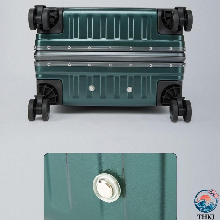 スーツケース キャリーケース 60L キャリーバッグ TSAロック搭載 アルミフレーム THKJ 超軽量 大型 耐衝撃 静音 ダブルキャスター 360度回転 旅行 ビジネスの画像