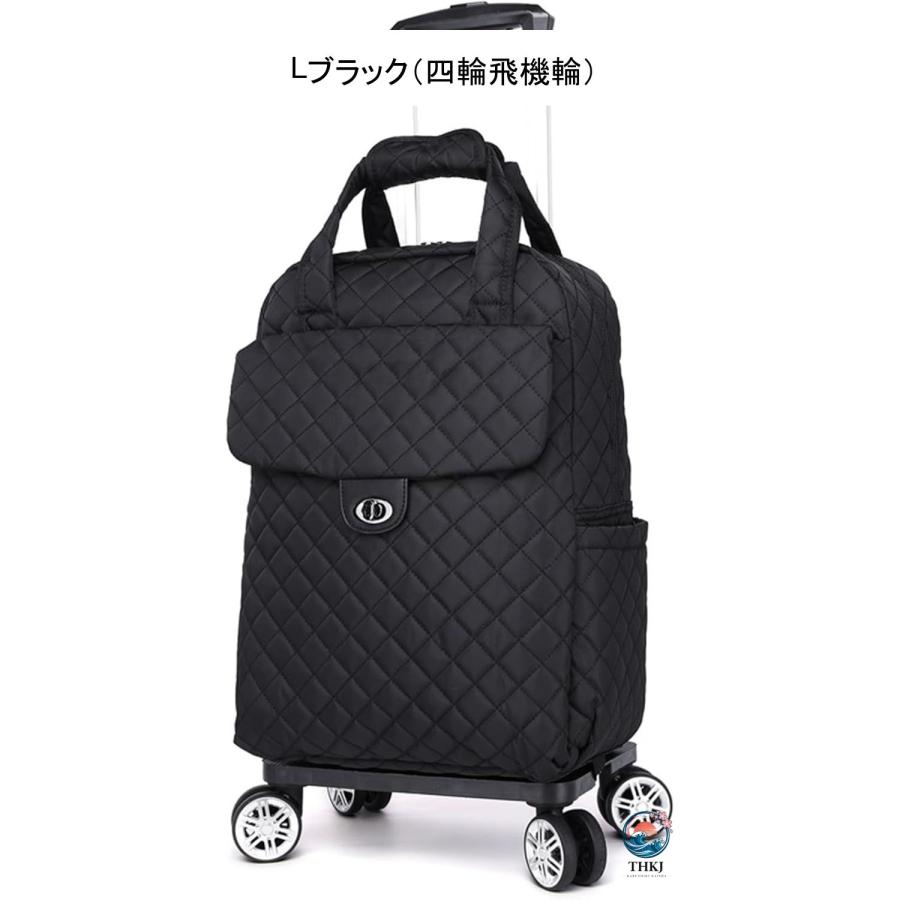 リュックサック メンズ レディース トロリーケース トラベルバッグ キャスターバッグ THKJ シンプル 通学 キャリーリュック 機内持ち込み可 キャスター付きの画像