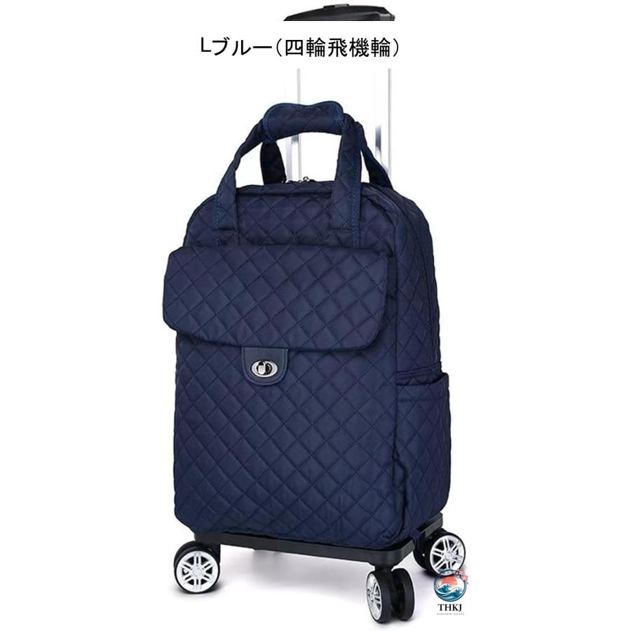 リュックサック メンズ レディース トロリーケース トラベルバッグ キャスターバッグ THKJ シンプル 通学 キャリーリュック 機内持ち込み可 キャスター付きの画像