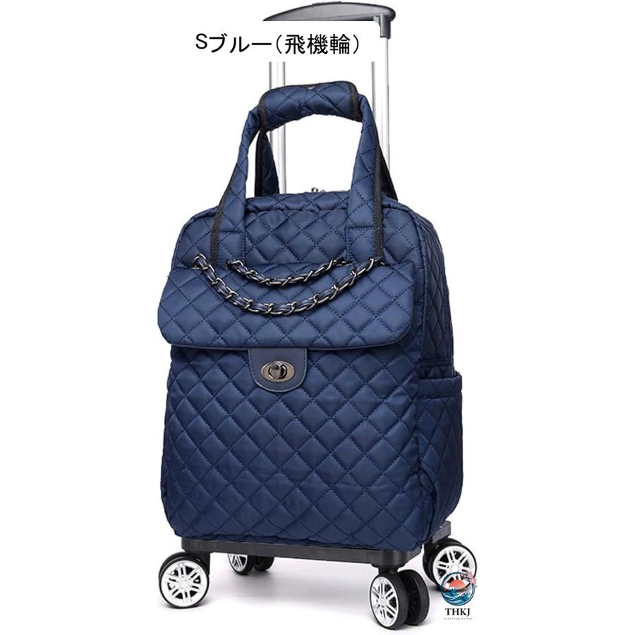 リュックサック メンズ レディース トロリーケース トラベルバッグ キャスターバッグ THKJ シンプル 通学 キャリーリュック 機内持ち込み可 キャスター付きの画像