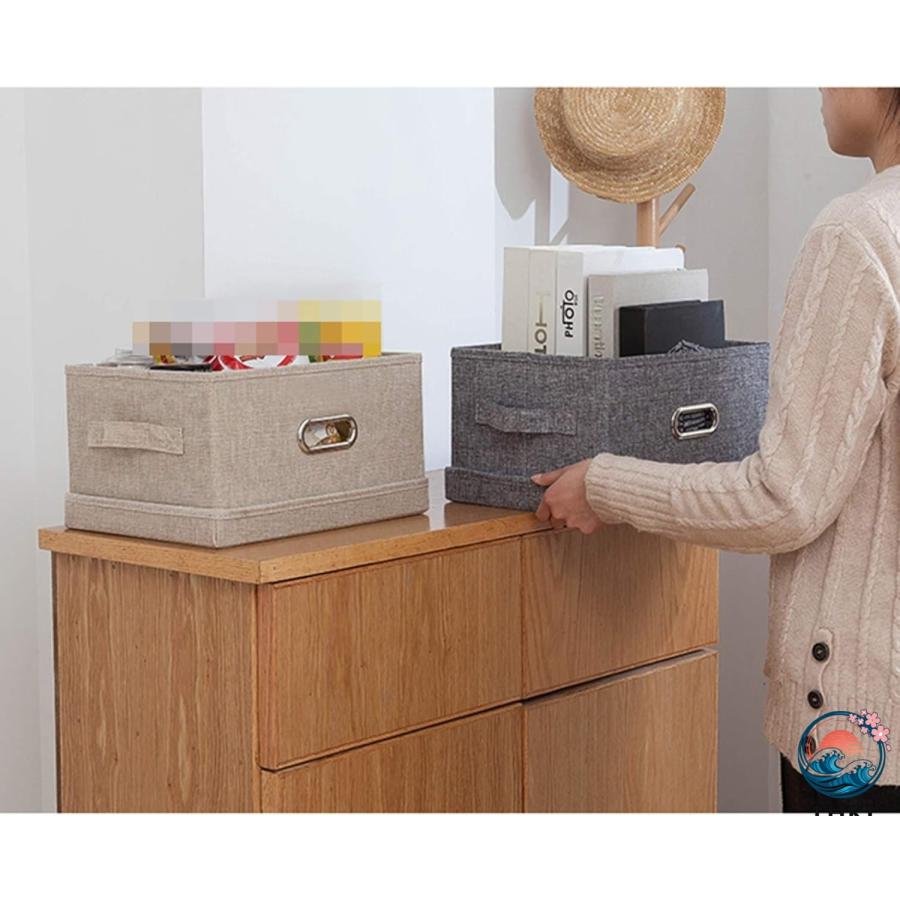 収納ボックス 衣類 1個/2個セット 収納ケース 衣類収納ケース 14L*1 衣装ケース THKJ 大容量 洋服収納 折りたたみ ワイヤー入り 取っ手付き 内側撥水加工の画像