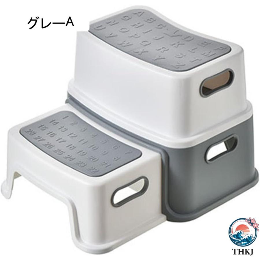 踏み台 プラスチック製 子供 ステップ台 スイカレッド 可愛い 2段 キッズ トイレ踏み台 THKJ ステップスツール 子供用スツール ベビー用 足置き台 洗面所_12