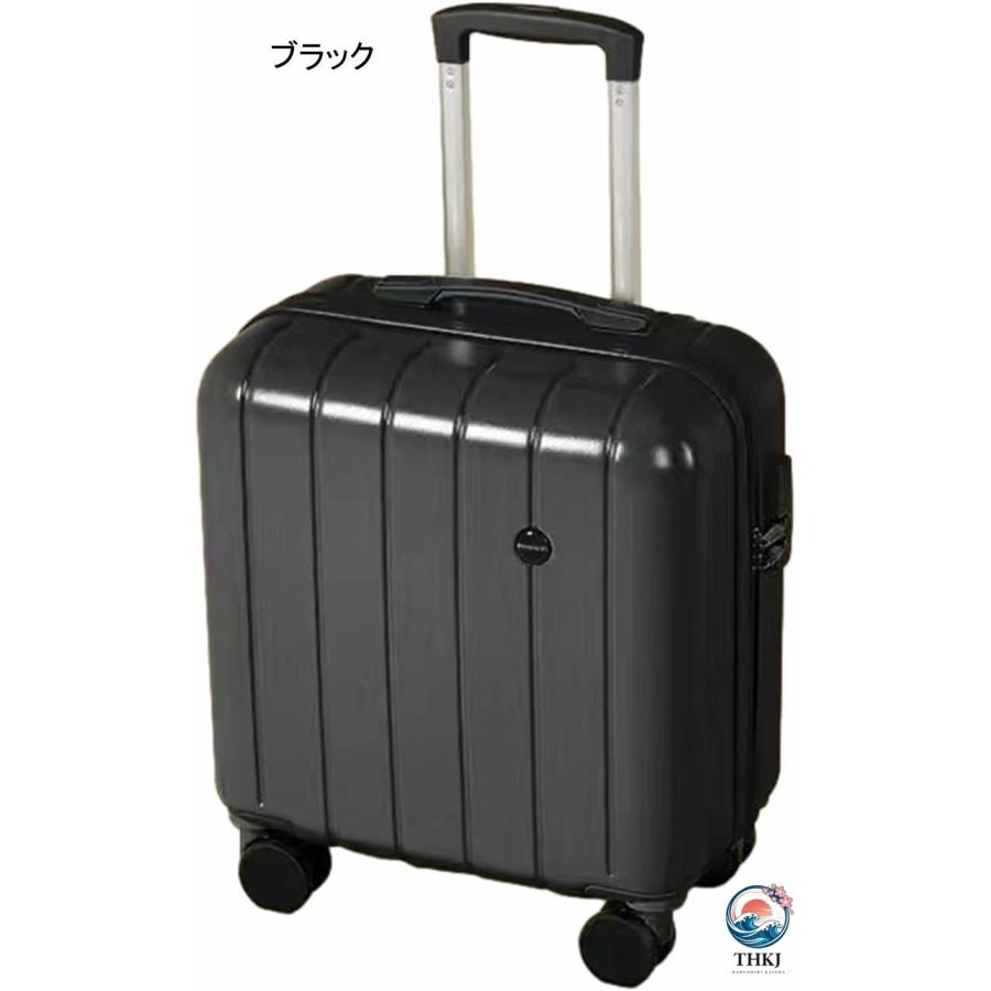 スーツケース 小型 ファスナー式 機内持込可 トランクケース 旅行カバン ビジネス THKJ 出張 キャリーケース 静音ダブルキャスター 360度回転 超軽量 耐衝撃の画像