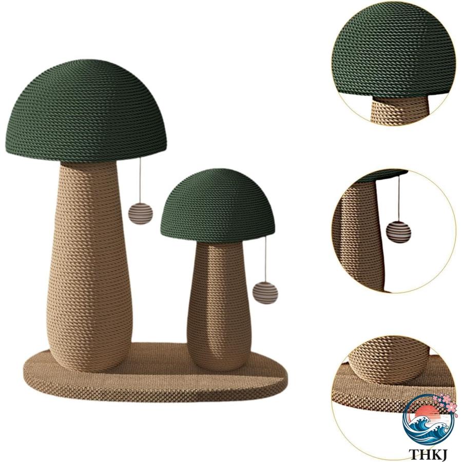 猫用爪とぎポスト 猫用 登山 インタラクティブ 家具保護 猫用品 THKJ 猫用おもちゃ サイザルロープポスト 猫 子猫 子猫用 お手入れ簡単 お世話が快適の画像