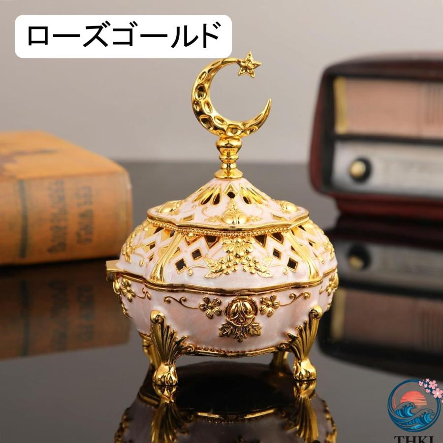 北欧風 香炉 聞香炉 癒やし香炉 合金製 彫刻飾り 渦巻き線香 クリエイティブ THKJ お香立て お香入れ 蓋付き おしゃれ 雰囲気作り お香置き 香炉皿 丸香炉の画像