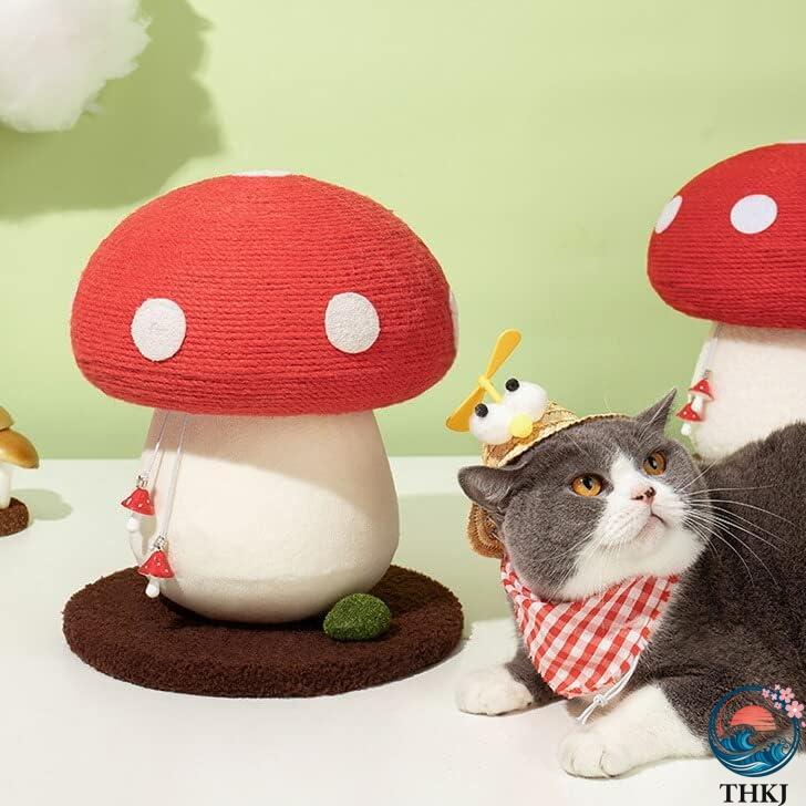 ブランド登録なし - きのこ型 室内装飾 猫用 爪とぎ きのこ 猫 猫 ねこ 猫  愛玩動物 猫装具 一般受け差し上げ物 猫グッズランキン グペット装具 お取りつくろう飾り気の無い 実用的