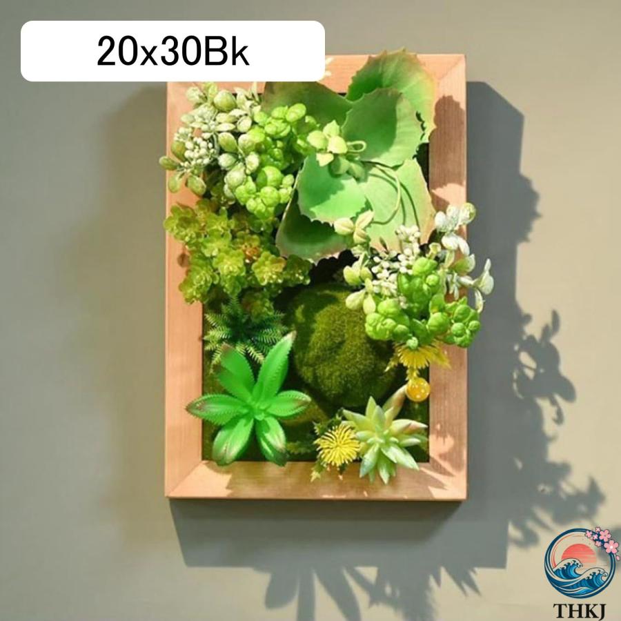 人工観葉植物 多肉植物 装飾フレーム 北欧風 壁掛け 立体壁掛け緑化 フェイクグリーン THKJ フェイク植物 造花 屋外 オフィス インテリア インテリアグリーン_18