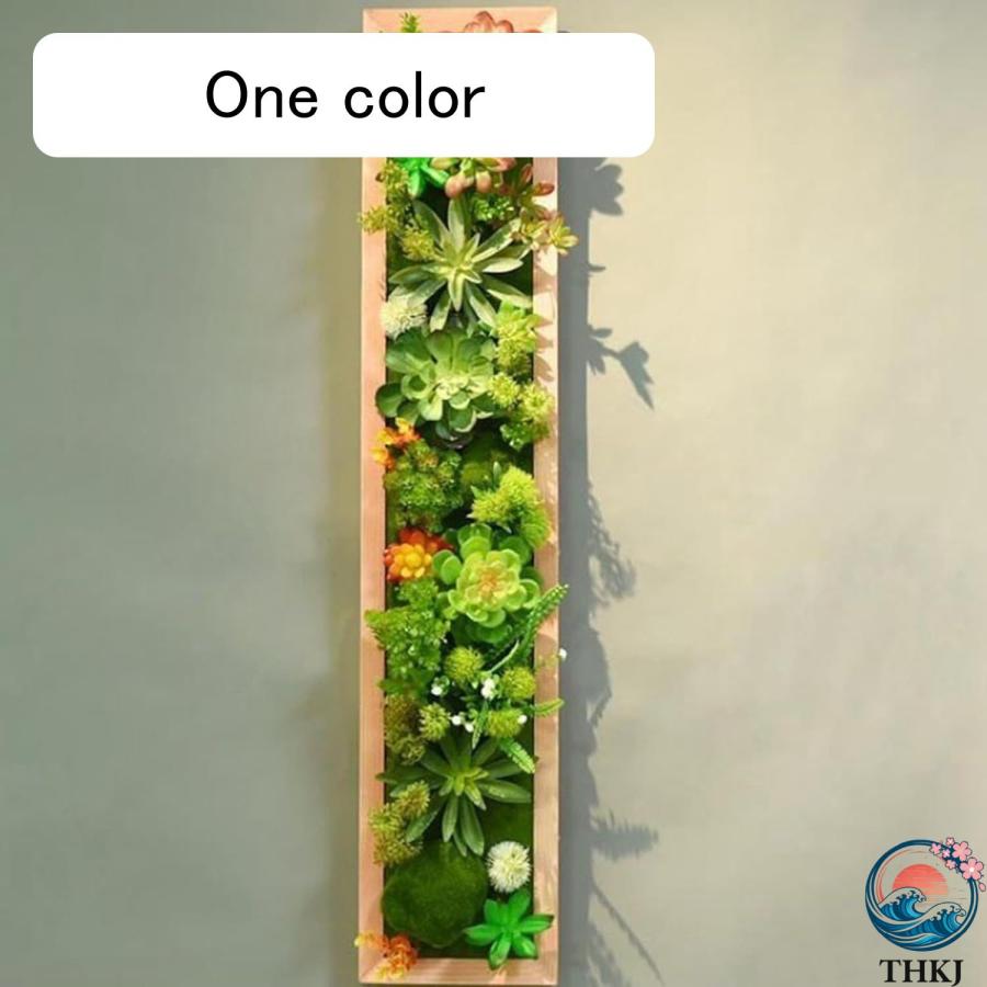 人工観葉植物 多肉植物 装飾フレーム 北欧風 壁掛け 立体壁掛け緑化 フェイクグリーン THKJ フェイク植物 造花 屋外 オフィス インテリア インテリアグリーン_7