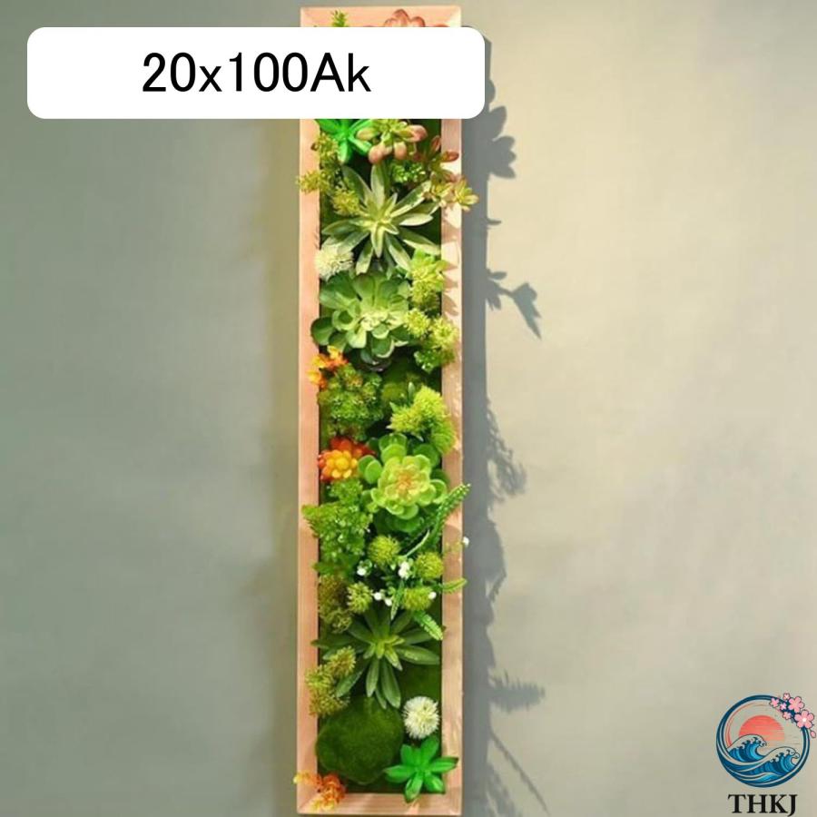 人工観葉植物 多肉植物 装飾フレーム 北欧風 壁掛け 立体壁掛け緑化 フェイクグリーン THKJ フェイク植物 造花 屋外 オフィス インテリア インテリアグリーン_9