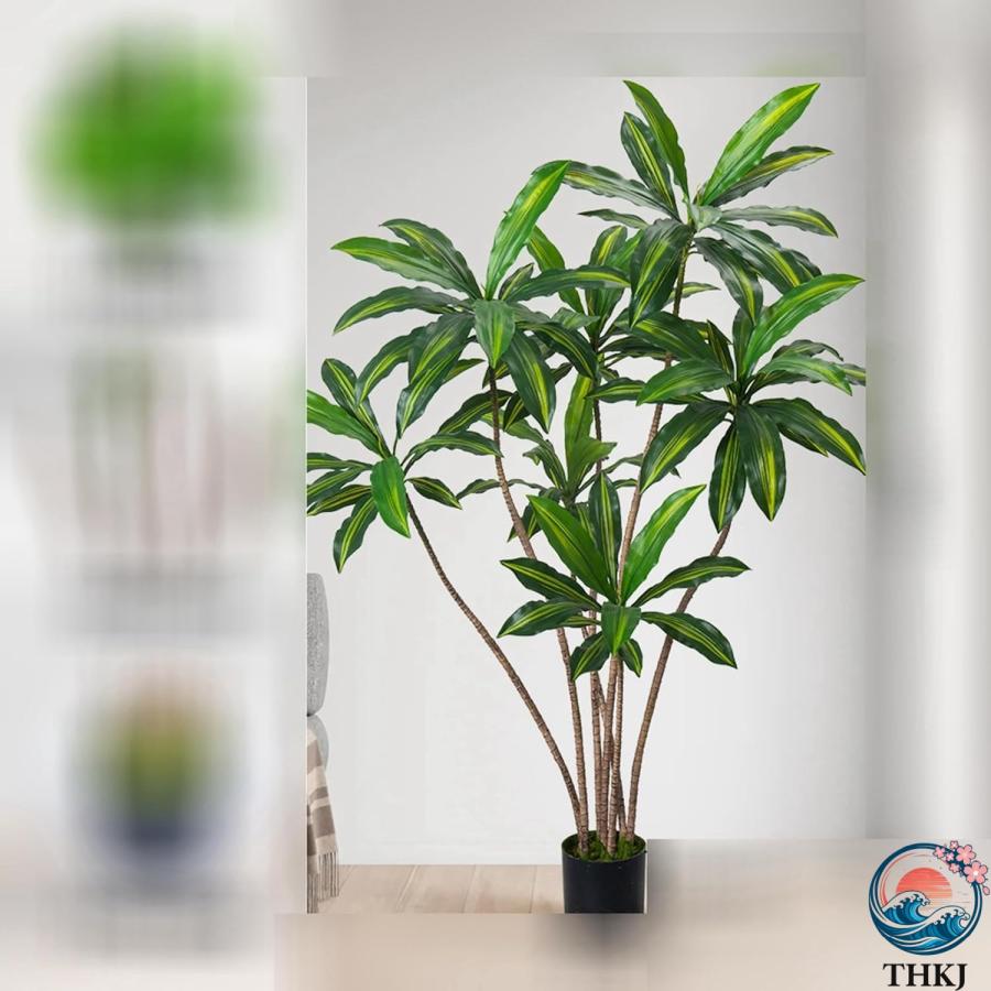 ブラジルウッド 家庭 人工観葉植物 フェイクグリーン 観葉樹 造花 インテリア雑貨 THKJ ウェディングセンターピース 大型 モダン空間に最適 装飾り お祝い_2