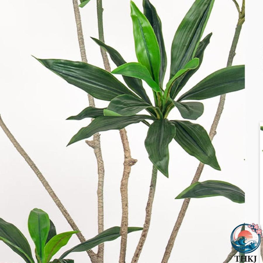 ブラジルウッド 家庭 人工観葉植物 フェイクグリーン 観葉樹 造花 インテリア雑貨 THKJ ウェディングセンターピース 大型 モダン空間に最適 装飾り お祝い_4