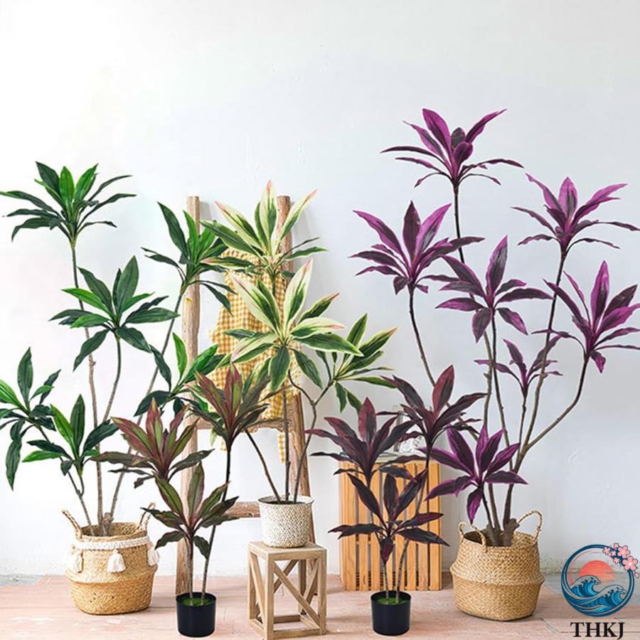 ブラジルウッド 家庭 人工観葉植物 フェイクグリーン 観葉樹 造花 インテリア雑貨 THKJ ウェディングセンターピース 大型 モダン空間に最適 装飾り お祝い_5