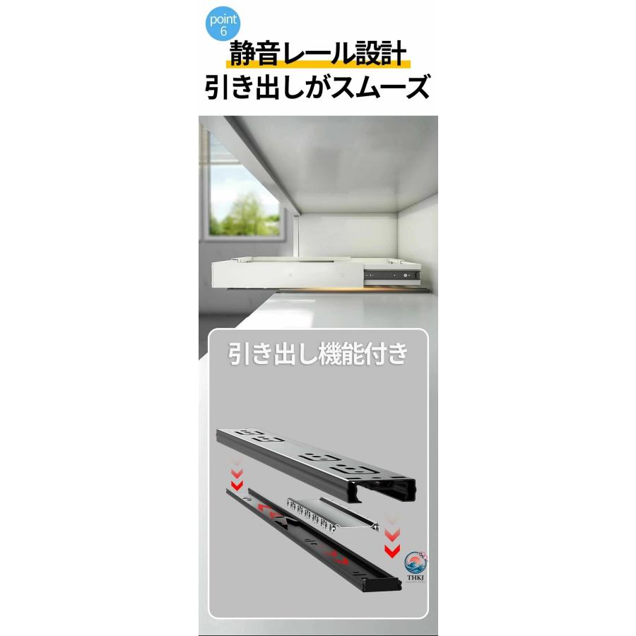 伸縮スライドボックス 全方位伸縮 四面可伸縮収納ラック シンク下収納