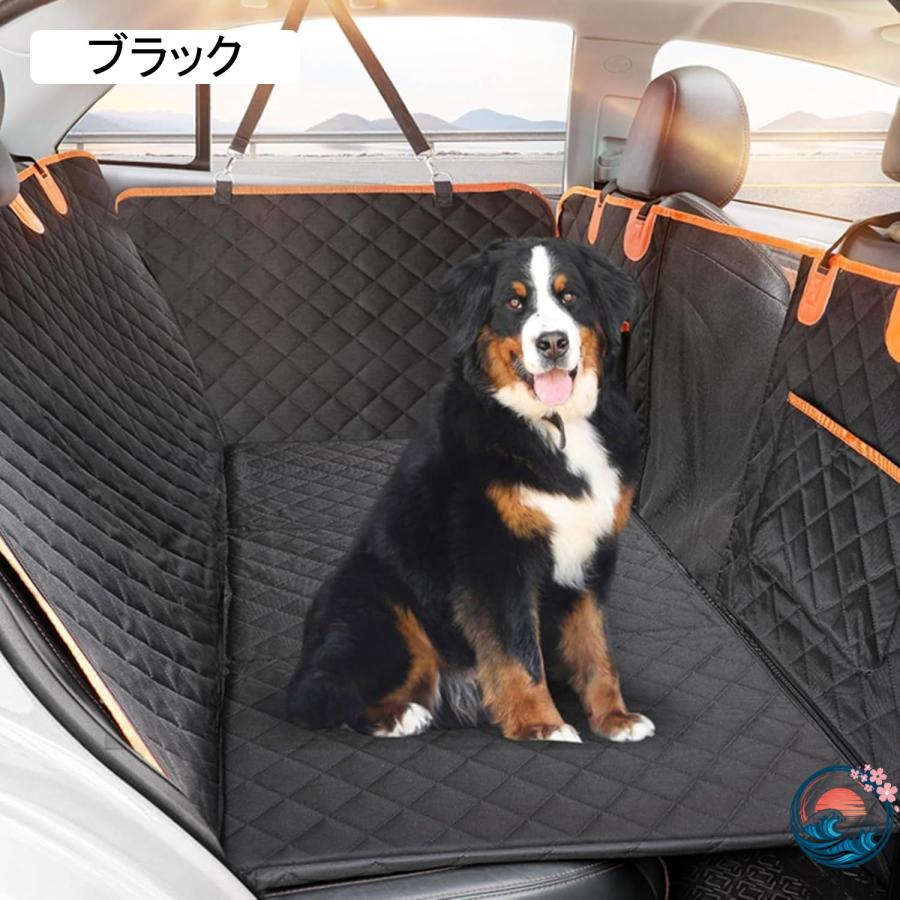 犬用カーシート メッシュ ペットカーシート ペット用 後部座 全種犬用 ペット用品 THKJ SUV用 超強防水 清潔簡単 汚れ防止 水洗い可能 ペット安全ベルト_8