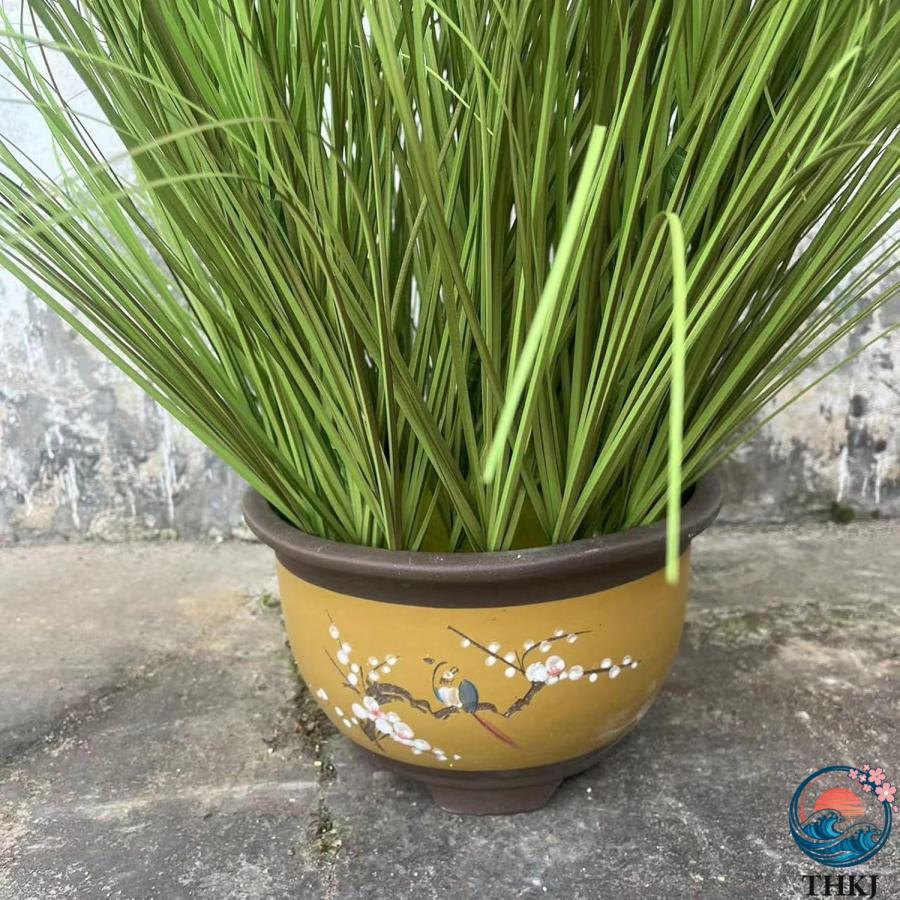 大型観葉植物 コンラン菊 130cm フェイク フェイクグリーン 造花 菊 キク THKJ 人工観葉植物 水やり不要 虫害の心配なし 簡単世話いらず お手入れ簡単の画像