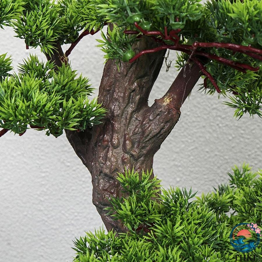 人工観葉植物 ウェルカムパイン 大型 ホテル フェイクグリーン 観葉植物 造花 THKJ 屋内 エントランス 玄関 ホーム モダン空間に最適 御祝い 開店祝い 母の日の画像