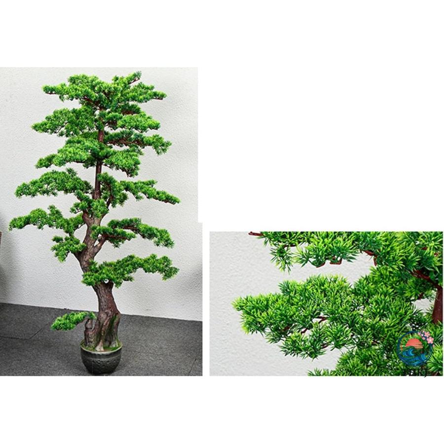 人工観葉植物 ウェルカムパイン 大型 ホテル フェイクグリーン 観葉植物 造花 THKJ 屋内 エントランス 玄関 ホーム モダン空間に最適 御祝い 開店祝い 母の日の画像