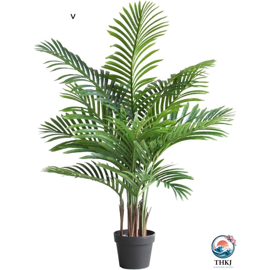 観葉植物 アレカヤシ 170cm 150cm フェイクグリーン 大型サイズ 人工 置き型 THKJ 枯れないグリーン 鉢植え 人工観葉植物 水やり不要 盆栽植物 モデルルームの画像