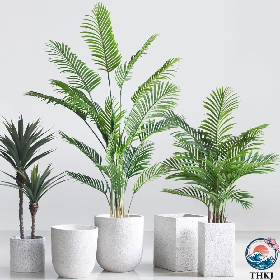 観葉植物 アレカヤシ 170cm 150cm フェイクグリーン 大型サイズ 人工 置き型 THKJ 枯れないグリーン 鉢植え 人工観葉植物 水やり不要 盆栽植物 モデルルームの画像