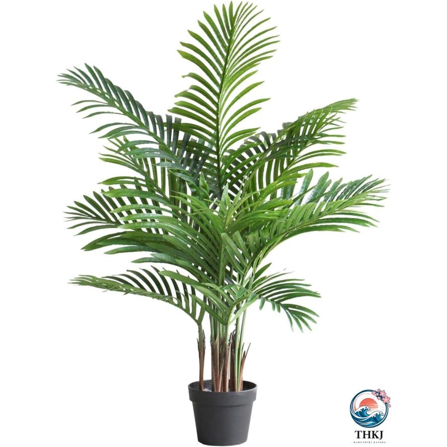 観葉植物 アレカヤシ 170cm 150cm フェイクグリーン 大型サイズ 人工 置き型 THKJ 枯れないグリーン 鉢植え 人工観葉植物 水やり不要 盆栽植物 モデルルームの画像