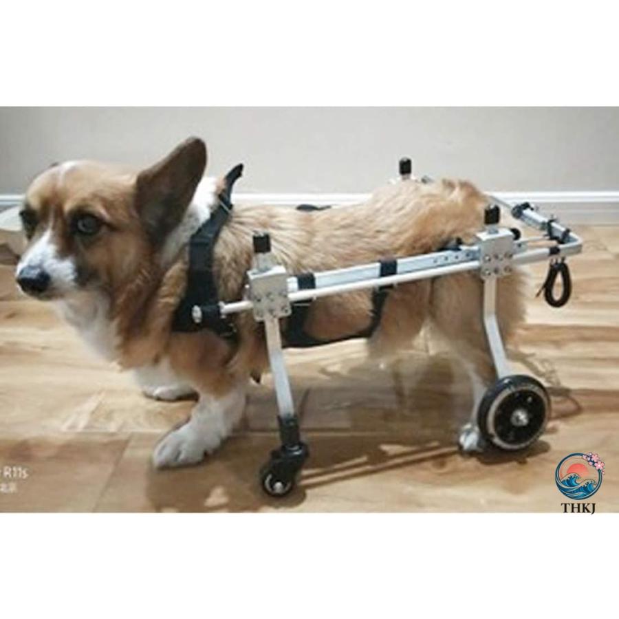 犬用車いす小中型ペット用車いす車椅子調節可能な4輪犬用車いす動物用