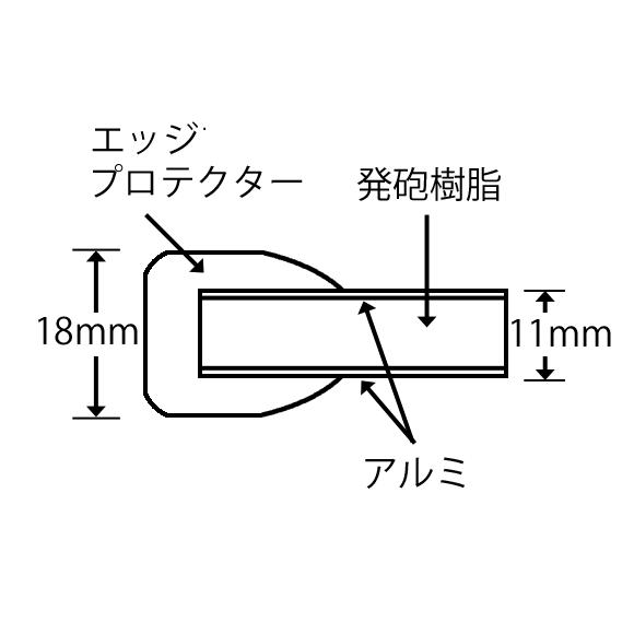 AAJ-7053 大型サイズオーダーパネル風呂ふた プロパネル （奥行き１４１〜１５０×幅１６１〜１７０）（抗菌）（３枚割）_3