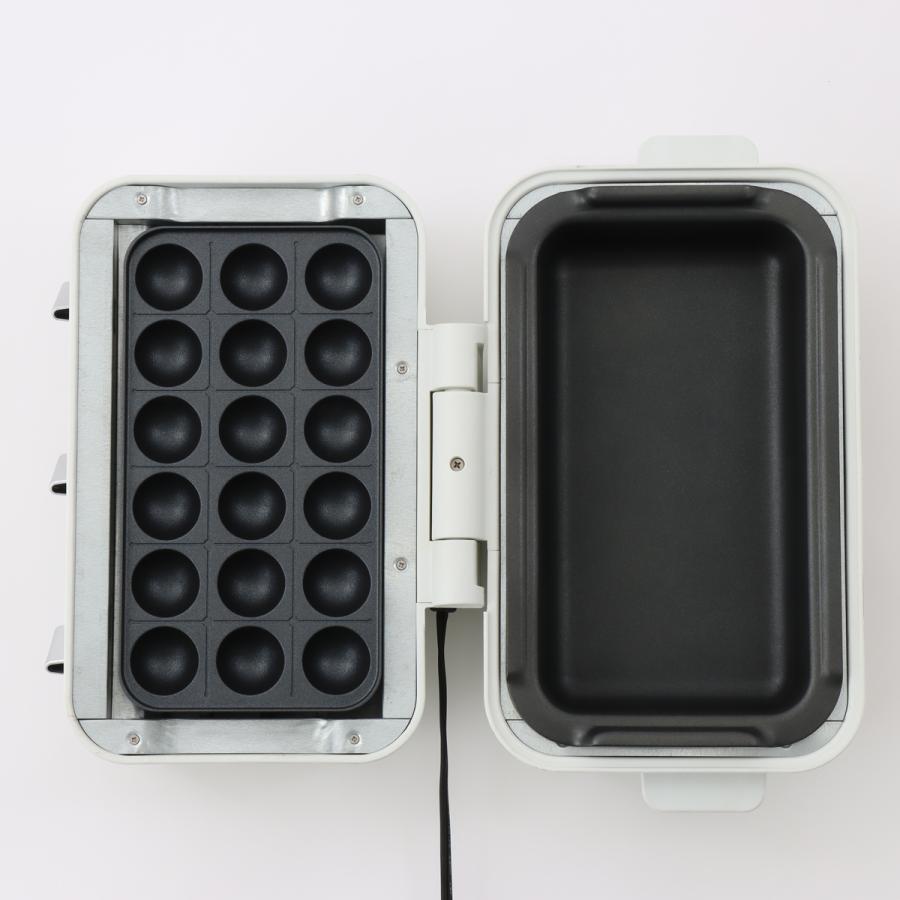即納可 AINX スマートトースターグリル Smart toaster grill AX-TG1 送料無料 ホットプレート 2Way ホームパーティー たこ焼き 焼肉 二刀流家電｜kn-shop｜19
