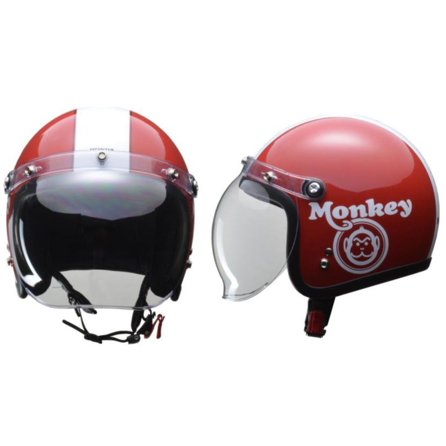 ホンダ Honda Monkey モンキー ヘルメット レッド×ホワイト : K ホンダ Honda Monkey モンキー ヘルメット レッド×ホワイト : K