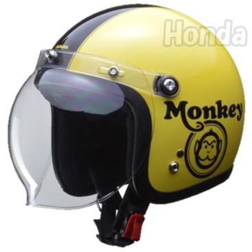 ホンダ Honda Monkey モンキー ヘルメット イエロー×ブラック ホンダ Honda Monkey モンキー ヘルメット イエロー×ブラック