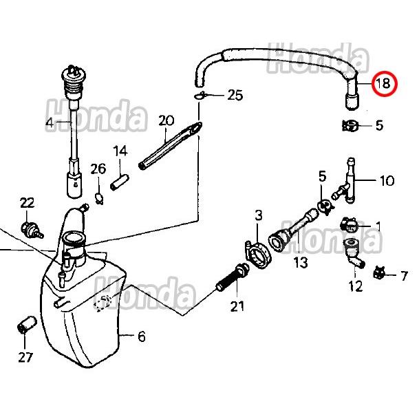 ホンダ NSR250R MC21 MC28 オイルタンクストレーナーブリーザー
