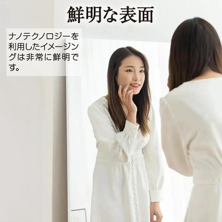 割れない鏡 折り畳みミラー 広角に見る 全身姿見鏡幅120×高さ