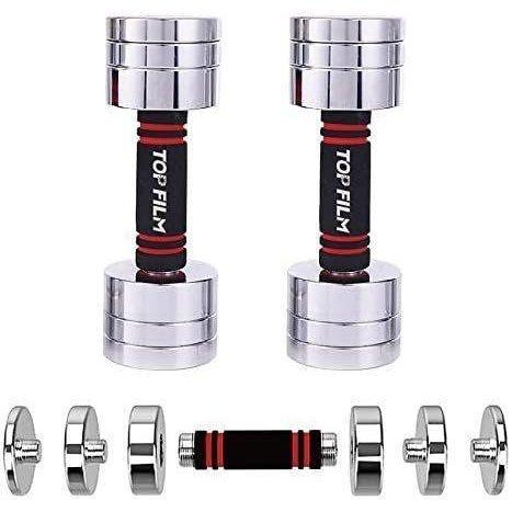 ダンベル 可変式 小型 スチールダンベル 10kg 2個セット 無臭素材家庭用 ダンベル 可変式 小型 スチールダンベル 10kg 2個セット 無臭