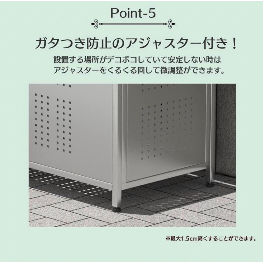 ゴミ箱 屋外 大きい カラス除け ゴミ荒らし防止ごみふた付き(組立式）350L また