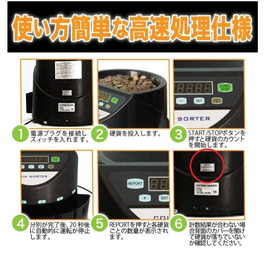 コインカウンター 自動 高速 家庭用 事務用 黒 コインカウンター 黒 自動 高速 家庭用 事務用 : ニックナック